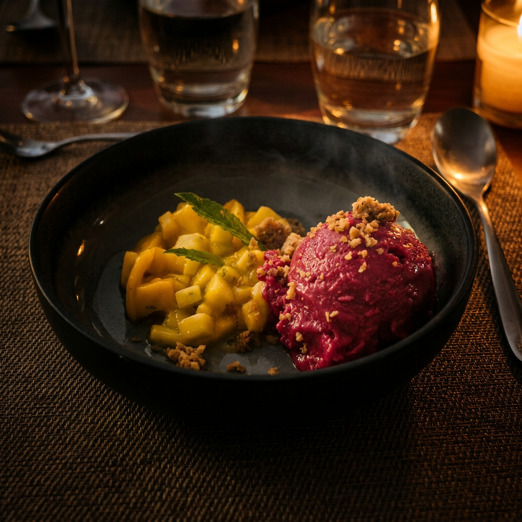 Plated Thai dish