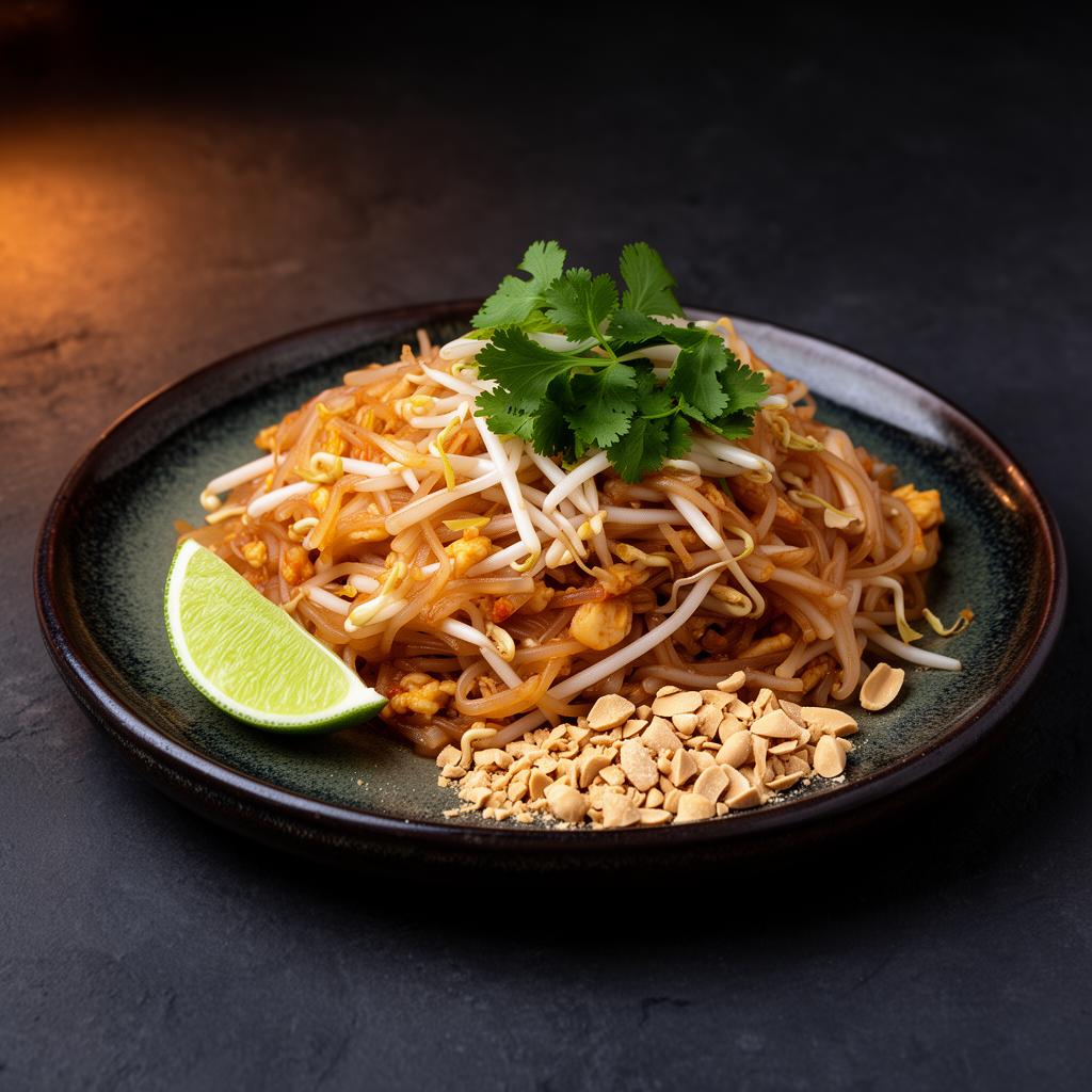 Plated Thai dish